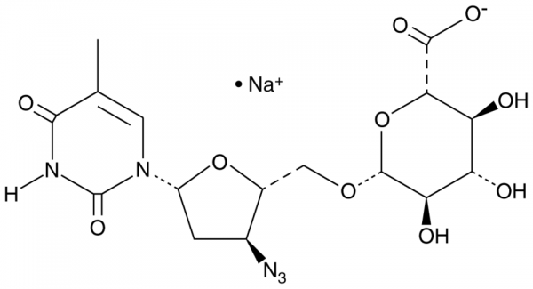 3'-Azido-3'-deoxythymidine beta-D-glucuronide (sodium salt)