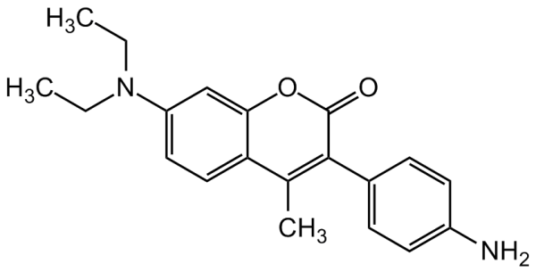 7-Diethylamino-3-(4-aminophenyl)-4-methylcoumarin