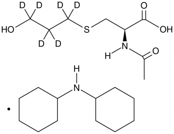 N-acetyl-S-(3-hydroxypropyl)-L-Cysteine-d6 (dicyclohexylamine salt)