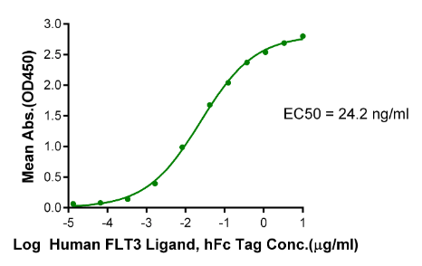 FLT3 Ligand hFc Chimera, Human