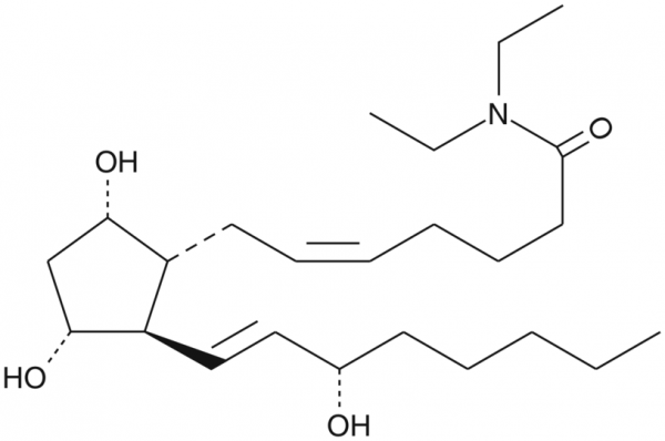 Prostaglandin F2alpha diethyl amide