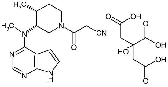 Tofacitinib, Citrate Salt (Tasocitinib Citrate, CP-690550 Citrate, CP-690550-10, Xeljanz, CAS 540737