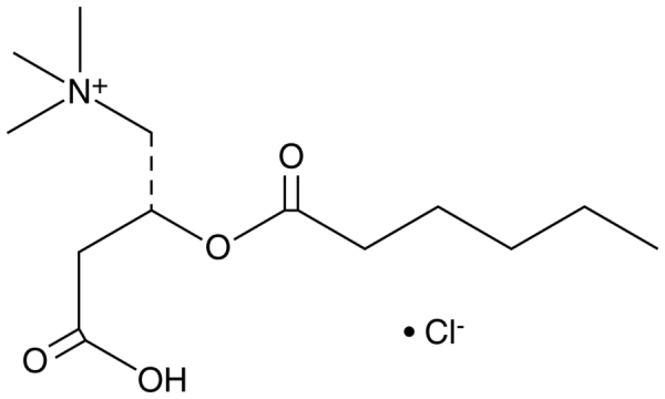 Hexanoyl-L-carnitine (chloride)