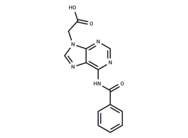 6-Benzoylamino-9H-purine-9-acetic acid