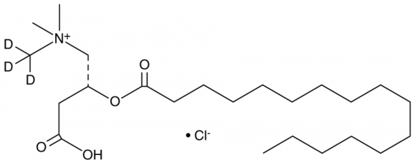 Palmitoyl-L-carnitine-d3 (chloride)
