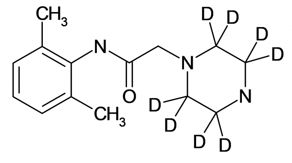 N-(2,6-Dimethylphenyl)-1-piperazineacetamide-D8
