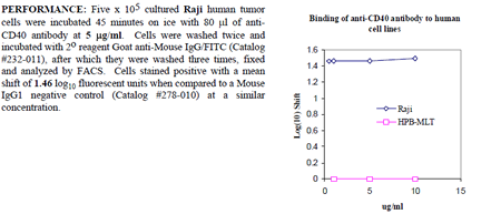 Anti-CD40 (human), clone EA-5, preservative free