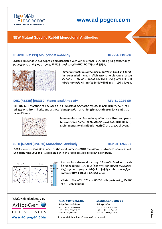 Mutant Specific Rabbit Monoclonal Antibodies