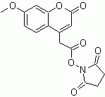 MCA succinimidyl ester [7-Methoxycoumarin-4-acetic acid, succinimidyl ester]