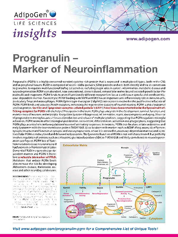 Progranulin - Marker of Neuroinflammation