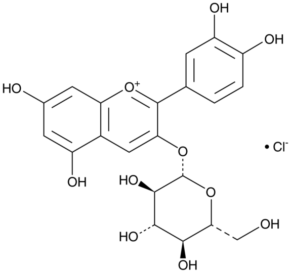 Cyanidin 3-O-glucoside (chloride)