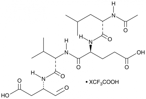 Ac-LEVD-CHO (trifluoroacetate salt)