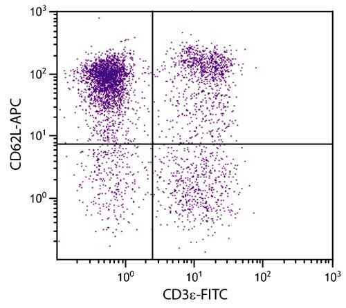 Anti-CD62L (APC), clone MEL-14
