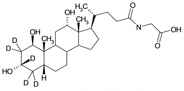 1beta-Hydroxyglycodeoxycholic Acid-D4 major