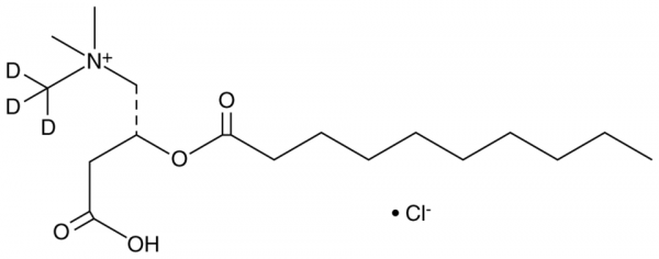 Decanoyl-L-carnitine-d3 (chloride)