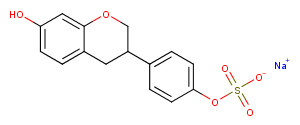 (±)-Equol 4'-sulfate (sodium salt)