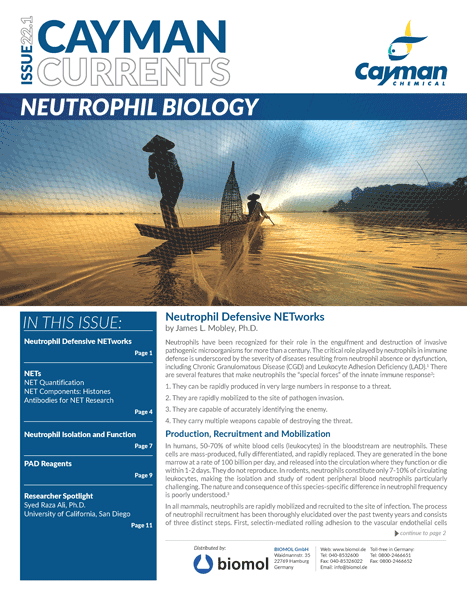Cayman Currents: Neutrophil Biology