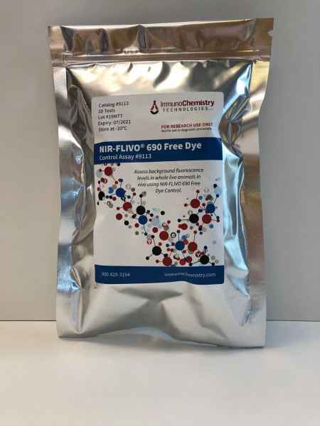 NIR-FLIVO(TM) 690 Free Dye Control Kit (DyLight(R) 690 Carboxylic Acid Form), 20 tests