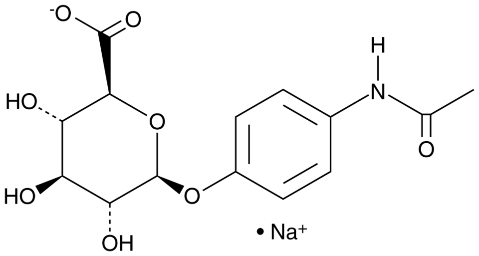 acetaminophen glutathione disodium salt Acetaminophen Glucuronide (sodium salt) | CAS 120595-80-4 | Cayman Chemical