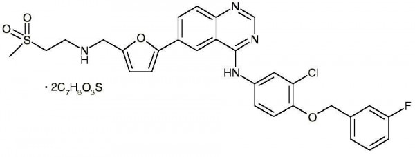Lapatinib, Di-p-Toluenesulfonate Salt (N-[3-chloro-4-[(3-fluorophenyl)methoxy]phenyl]-6-[5-[(2-methy