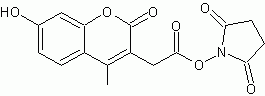 7-Hydroxy-4-methylcoumarin-3-acetic acid, succinimidyl ester