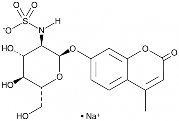 4-Methylumbelliferyl 2-sulfamino-2-deoxy-alpha-D-Glucopyranoside (sodium salt)