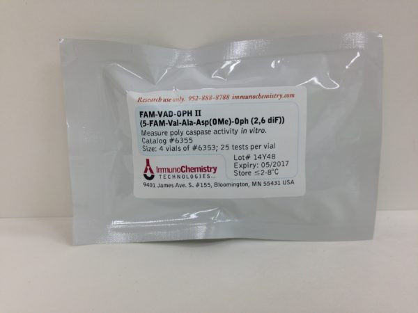 FAM-VAD-OPH II in vitro Apoptosis Detection Reagent, Pack of 4 Vials