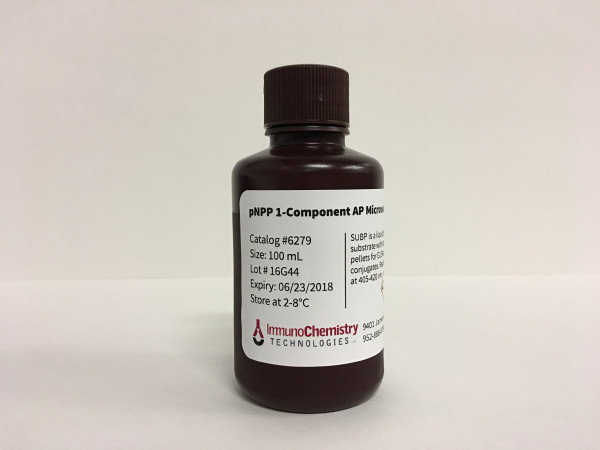 pNPP 1-Component AP Microwell Substrate with Stabilizing Pellets (SUBP) (SUB5)