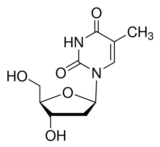 2&#039;-Deoxythymidine (Thymidine) (Thymidine, dT, 1-(2-Deoxy-beta-ribofuranosyl) -5-methyluracil)