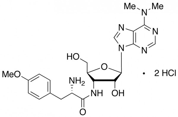 Puromycin Dihydrochloride ((3&#039;-[a-Amino-p-methoxyhydroc innamamido]-3&#039;deoxy-N,N-dimeth yladenosine)