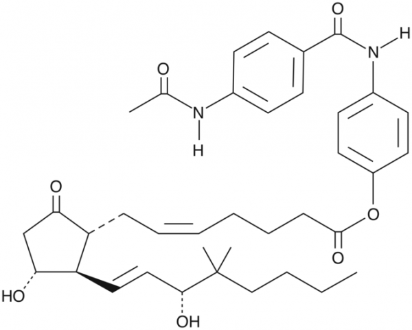16,16-dimethyl Prostaglandin E2 p-(p-acetamidobenzamido) phenyl ester
