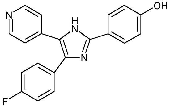 SB 202190, Free Base (FHPI, SB202190, 4-(4-Fluorophenyl)-2-(4-hydroxyphenyl)-5-(4-pyridyl)1H-imidazo