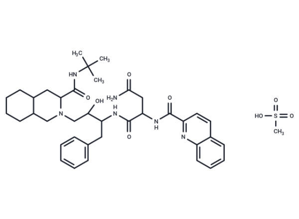 Saquinavir mesylate