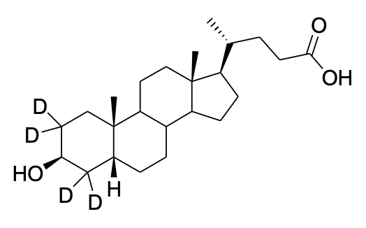 3beta-Lithocholic Acid-D4