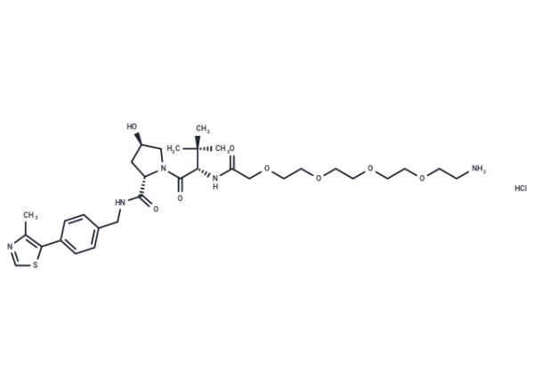 (S,R,S)-AHPC-PEG4-NH2 hydrochloride