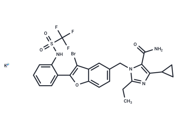 Saprisartan potassium