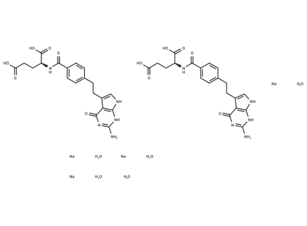 Pemetrexed disodium hemipenta hydrate