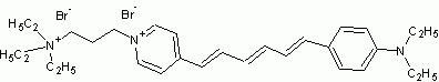 MM 4-64 (N-(3-Triethylammoniumpropyl)-4-(6-(4-(diethylamino)phenyl)hexatrienyl)pyridinium dibromide)