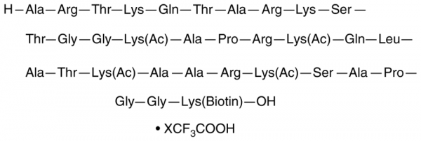 Histone H3K14Ac/K18Ac/K23Ac/K27Ac (1-30)-GGK-biotin (trifluoroacetate salt)