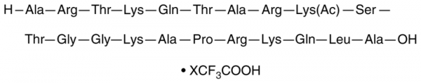 Histone H3K9Ac (1-21) (human, mouse, rat, porcine, bovine) (trifluoroacetate salt)