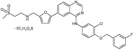 Lapatinib, Di-p-Toluenesulfonate Salt (Lapatinib Ditosylate, Tykerb, GW-572016, Tyverb, CAS 388082-7