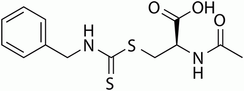 N-Acetyl-S-(N-benzylthiocarbamoyl)-L-cysteine