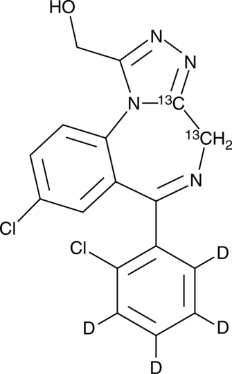 alpha-hydroxy Triazolam-13C2-d4 (CRM)