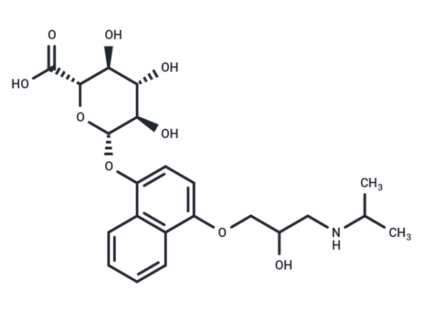 (±)-4-hydroxy Propranolol beta-D-Glucuronide