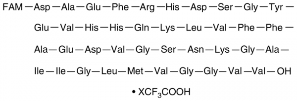 FAM-Amyloid-beta (1-40) Peptide (human) (trifluoroacetate salt)