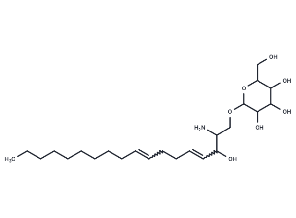 1-beta-D-Glucosylsphingadienine (d18:2 (4E,8E))