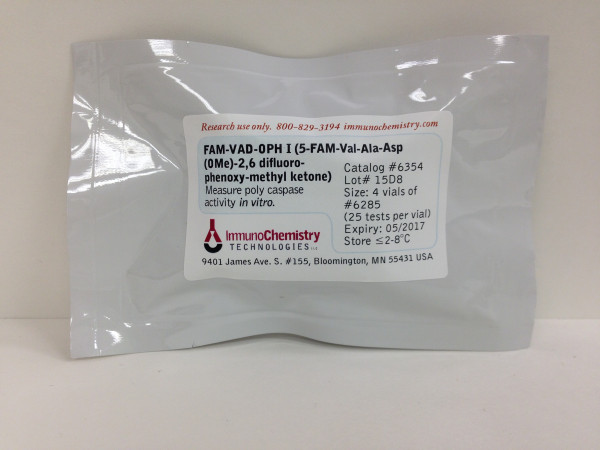 FAM-VAD-OPH I in vitro Apoptosis Detection Reagent, Pack of 4 Vials