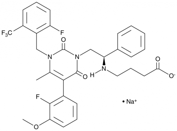 Elagolix (sodium salt)