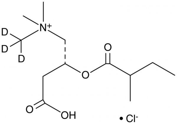 2-Methylbutyryl-L-carnitine-d3 (chloride)