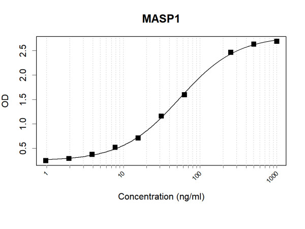 Anti-Human MASP1 Antibody Pair